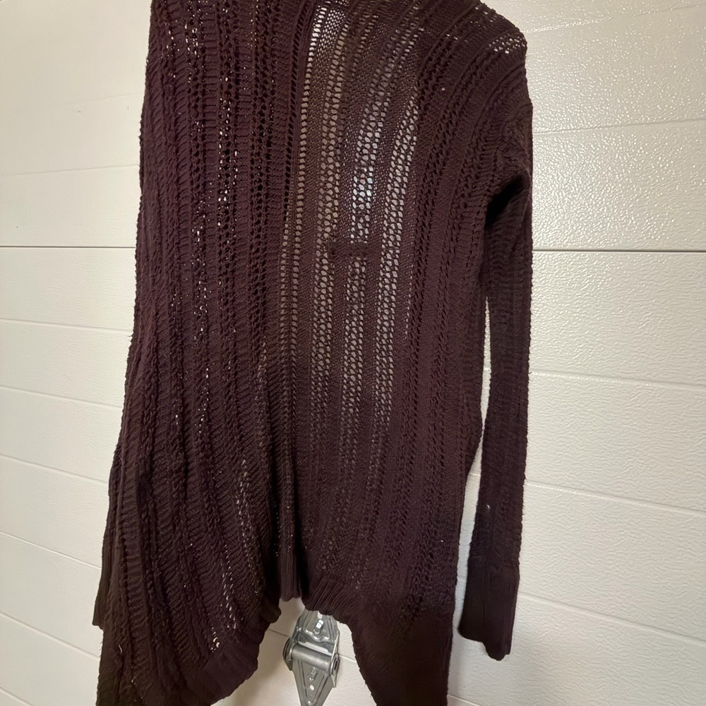 American Eagle Outfitters Women's Knit Cardigan - Deep Brown - Picture 4 of 4